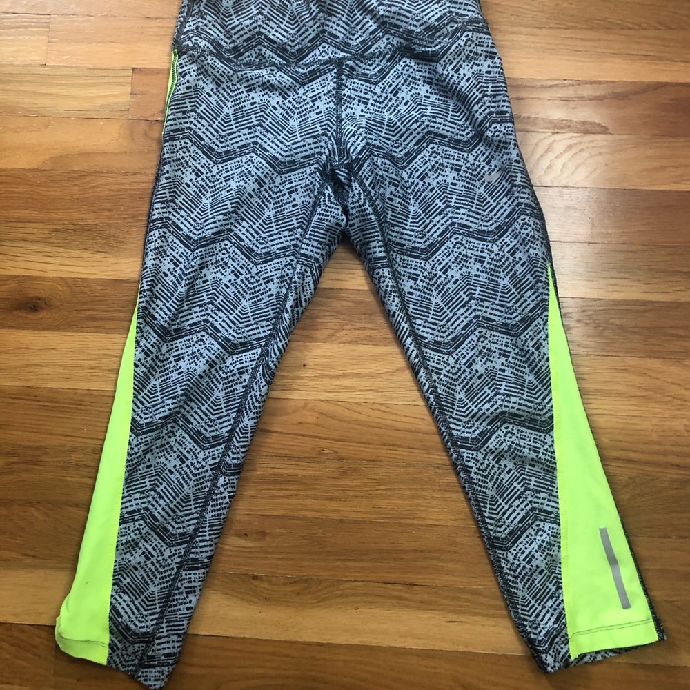 Nike Racer Dri Fit Leopard Print Crop